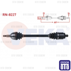 Renault Scenic Grand Scenic 2 Aks Sol Ön Komple 1.6 2003-2009 RN-8227 