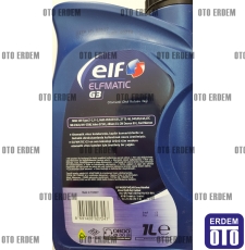 Şanzıman Yağı Elf Elfmatic-G3 Otomatik (1 Litre) ELFG3-1LT - ELF 