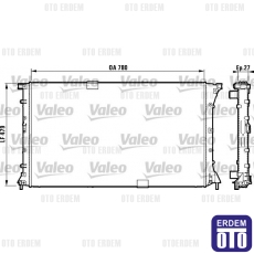 Trafic 2 Motor Su Radyatörü 2.5Dci Valeo 8200297816 8200297816