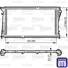 Trafic 2 Motor Su Radyatörü Valeo 8200465488 8200465488