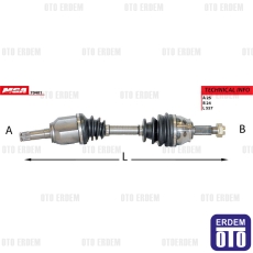 Albea Palio Ön Aks Komple Sol 1.3 Mjet 51816764