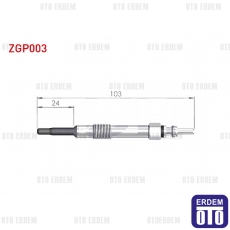 Alfa Romeo 145 147 Fiat Doblo Kızdırma Bujisi 1994-2010 