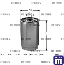 Alfa Romeo 146 Yakıt Filtresi 1.9TD 71736116T