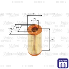 Alfa Romeo 159 Hava Filtresi Valeo 55183562