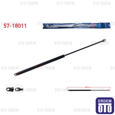 Bagaj Amortısoru 600mm/300n Cıft Delık Fıat Kartal 1985-1988 57-18011