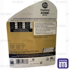 Castrol Edge 5w-40 4 Litre Motor Yağı  - 2