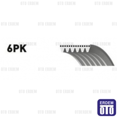 Dacia Duster K4M Alternatör Kayışı 117200689R