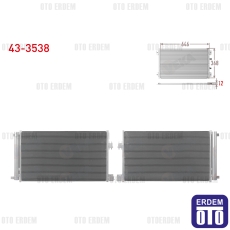 Dacia Duster / Lodgy Klima Radyatörü 1.5 DCI – BlueDCI 2012- 43-3538