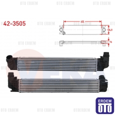 Dacia Duster Turbo Radyatörü (Intercooler) 1.5 DCI 2012 42-3505 - 2