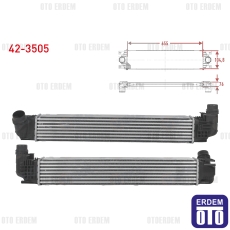 Dacia Duster Turbo Radyatörü (Intercooler) 1.5 DCI 2012 42-3505
