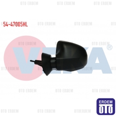 Dacia Logan 2 Duster Dış Dikiz Aynası Sol Mekanik Yuvarlak Ayak 2008-2018 54-47005HL - 2