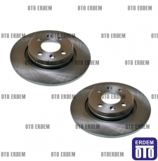 Dacia Logan Düz Fren Disk Takımı Ferodo 6001547683 - 2