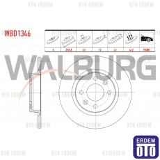 Dacia Logan MCV Sandero Fren Diski Ön  - 2