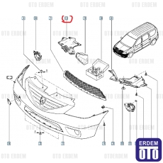 Dacia Logan Ön Tampon Alt Bakaliti Sağ 6001549323 - 2