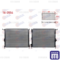 Dacia Logan Su Radyatörü 1.4 Mpi 2004-2012 16-3554 - 2