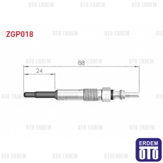 Dacia Renault Duster Sandero Clio 3 Megane 2 Kangoo Kızdırma Buji 2002-2013 