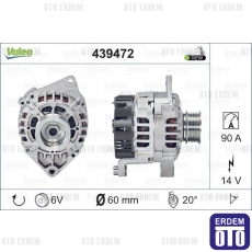 Ducato Alternatör Şarj Dinamosu 12V 90A 2.8Jtd Valeo 504033459