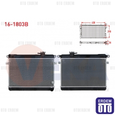 Fiat 131 Su Radyatörü Brazing Kapaklı 1.3 M-T 1979-1993 16-1803B - 2