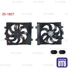 Fiat 500 500 C Fan Motoru Su ve Klima Davlumbazlı Tekli Fan Rezistanslı 0.9-1.2-1.3 Mjt-1.4 2008-2012 25-1827