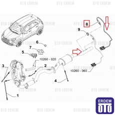 Fiat 500X Oksijen Nox Sensörü Orjinal 46345721 - 2