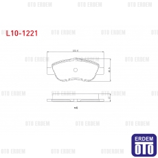 Fiat Albea Fren Balata Ön 2003-2005 