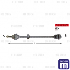 Fiat Albea Palio Ön Aks Sağ (Lalesi İç Kafa Dahil Değil) Benzinli 46307899