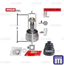 Fiat Brava Aks Kafası 46307234