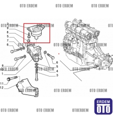 Fiat Brava Şanzıman Takozu Orjinal 7778563  - 4