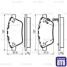 Fiat Bravo 2 Ön Fren Balata 77365379