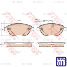 Fiat Bravo 2 Ön Fren Balatası TRW 77365379