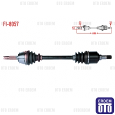 Fiat Doblo Aks Sol Ön Komple 1.4 2006-2011 