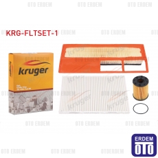 Fiat Doblo Albea Linea Fiorino Filtre Seti (Hava+Yağ+Polen) 1.3 JTD 2001-2010 