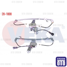 Fiat Doblo Cam Krıkosu Elektrikli Sol Ön 1.2i 1.3 Mjt 1.4 1.9 D 1.9 Mjt 2001-2010 28-1808 - 2