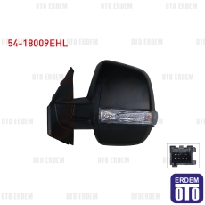 Fiat Doblo Cargo Dış Dikiz Aynası Sol Elektrikli Isıtmalı Sinyalli Çift Camlı 2010- 54-18009EHL