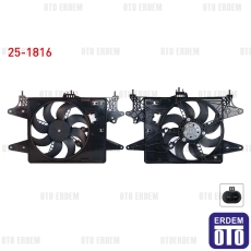 Fiat Doblo Fan Motoru Su Radyatörü Davlumbazlı Tekli Fan 1.4 2001-2010 25-1816