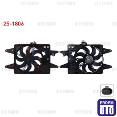 Fiat Doblo Fan Motoru Su Radyatörü Davlumbazlı Tekli Fan 1.9 D 2001-2010 25-1806