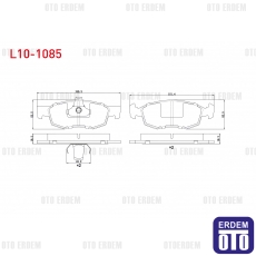 Fiat Doblo Fren Balata Ön 2001-2010 