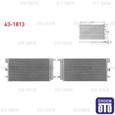 Fiat Doblo Klima Radyatörü 1.4 2001-2010 43-1813