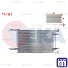 Fiat Doblo Klima Radyatörü 1.9 D 2001-2010 43-1803 - 2