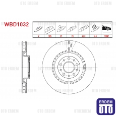 Fiat Doblo Maxi Fren Diski Ön 2010 