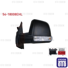 Fiat Doblo Sol Dış Dikiz Aynası Elektrikli Isıtmalı Sinyallı Tek Camlı 2010 54-18008EHL