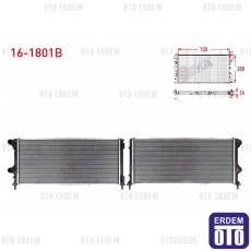 Fiat Doblo Su Radyatörü 2001-2010 16-1801B
