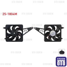 Fiat Doğan Fan Motoru Soketli Su Radyatörü 1.6 1993-2002 25-1804M