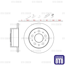 Fiat Ducato Fren Diski Arka 2002-2006 