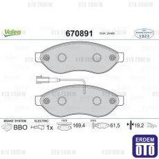 Fiat Ducato Ön Fren Balatası Valeo 773641660