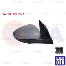 Fiat Egea Dış Dikiz Aynası Sağ Elektrikli Isıtmalı Sensorlu Astarlı 7 Pin 2015 54-18012EPSR - 2