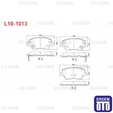 Fiat Egea Fren Balata Ön 2015- 
