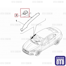 Fiat Egea Ön Cam Direk Bakalit Klipsi 52096591 - 2