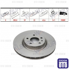 Fiat Egea Ön Fren Diski Adet Walburg 
