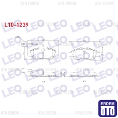 Fiat Fiorino Linea Grande Punto Fren Balata Ön 2007-2012 
